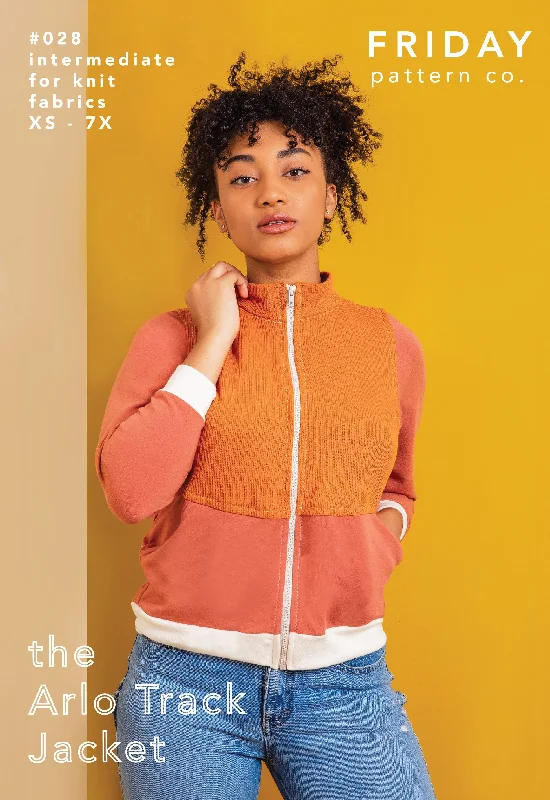 Arlo Track Jacket Sewing Pattern | Friday Pattern Company Luxurious Women's High -  end