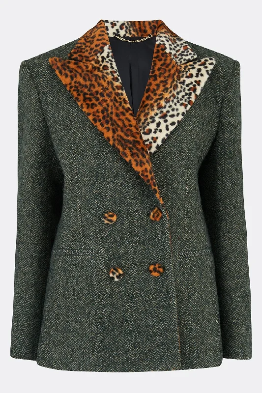 ROXANA JACKET IN HERRINGBONE TWEED Hip Women's Urban