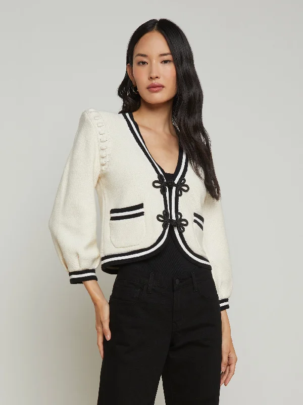 Kaito Cropped Cardigan Hip Women's Retro