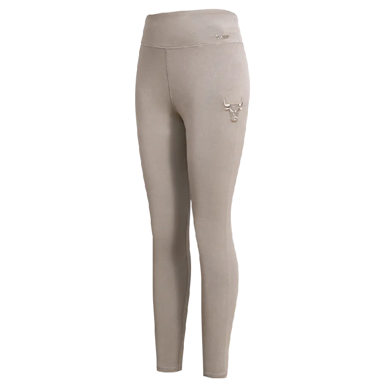 NBA CHICAGO BULLS NEUTRAL WOMEN'S JERSEY LEGGING (TAUPE) Traditional Women's 