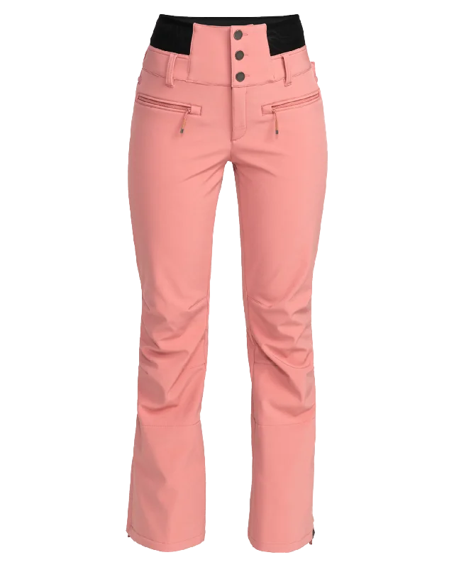 Roxy Women's Rising High Technical Snow Pants - Dusty Rose Sophisticated Women's Tailored