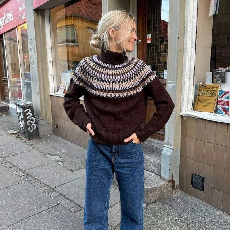 Norwegerpullover Celeste Strickanleitung - PetiteKnit (Heft) Modern Women's Tech