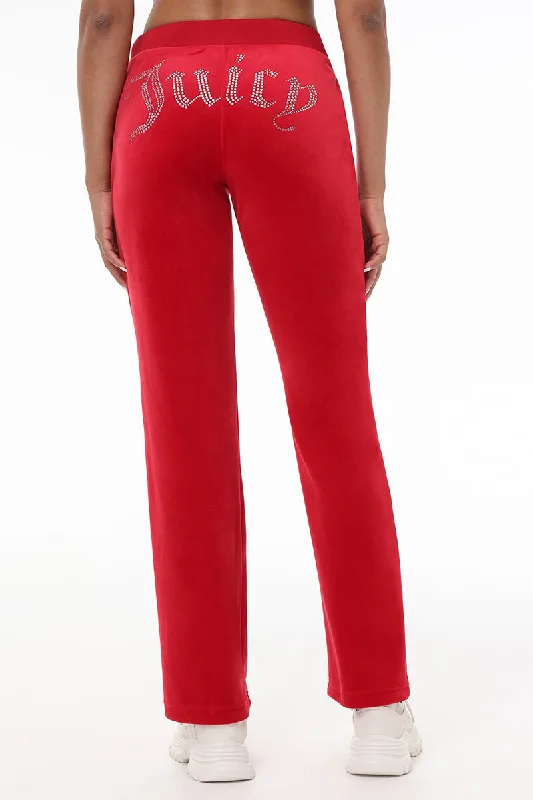 OG Big Bling Velour Track Pants British Gentlewoman Style