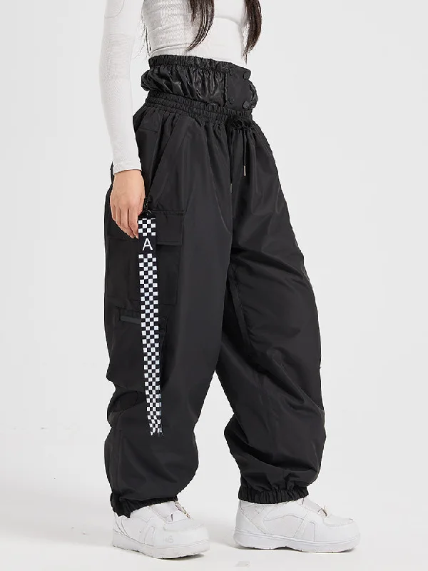 Women's RAWRWAR Prime Cargo Baggy Snowboard Pants Feminine Women's Style 
