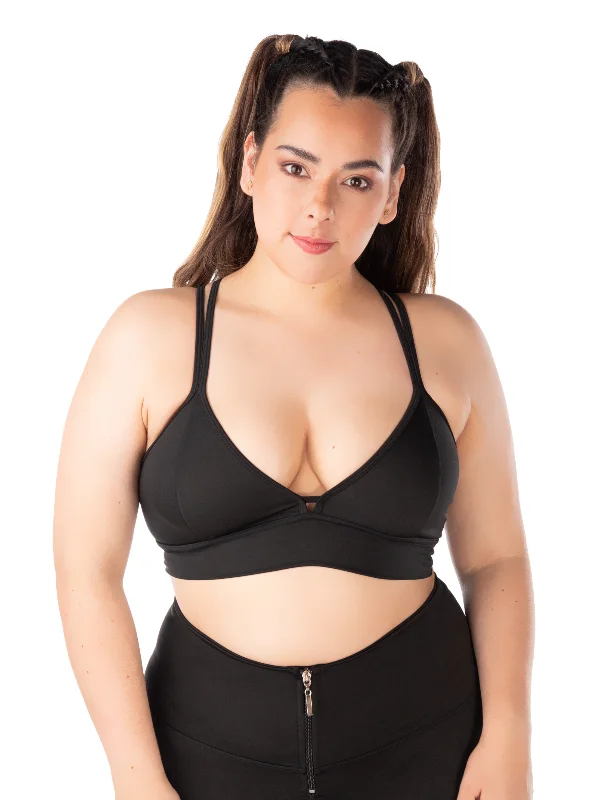Suplex Top -Black Sophisticated Women's Tailored