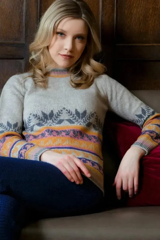 Gloria Woman Pullover, Merino, Qiviuk & Silk Feminine Women's Soft 