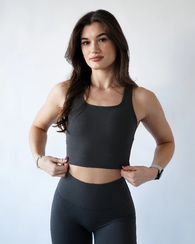 Performance Racerback Top - Iron Sophisticated Women's Tailored