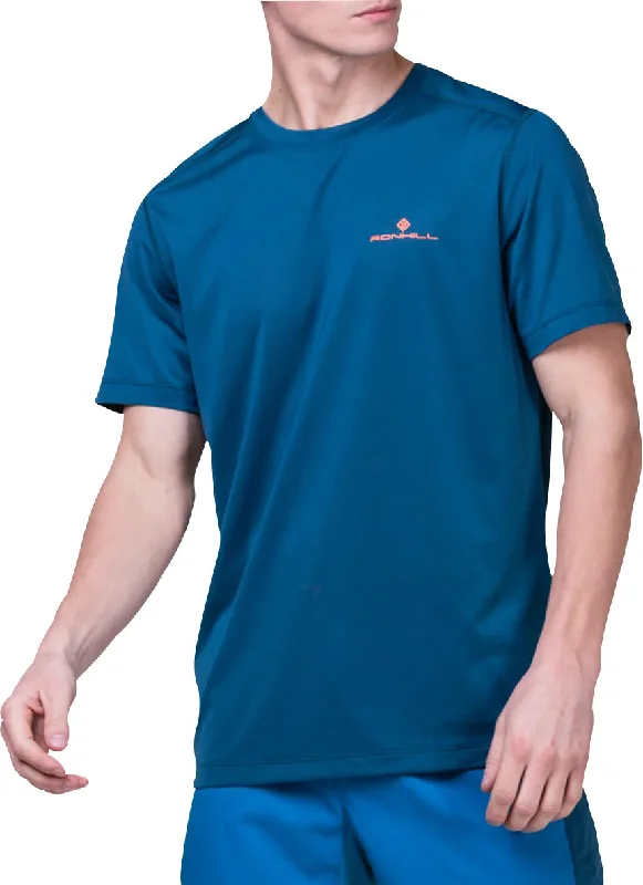 Ronhill Tech Short Sleeve Mens Running Top - Blue Cozy Women's Winter