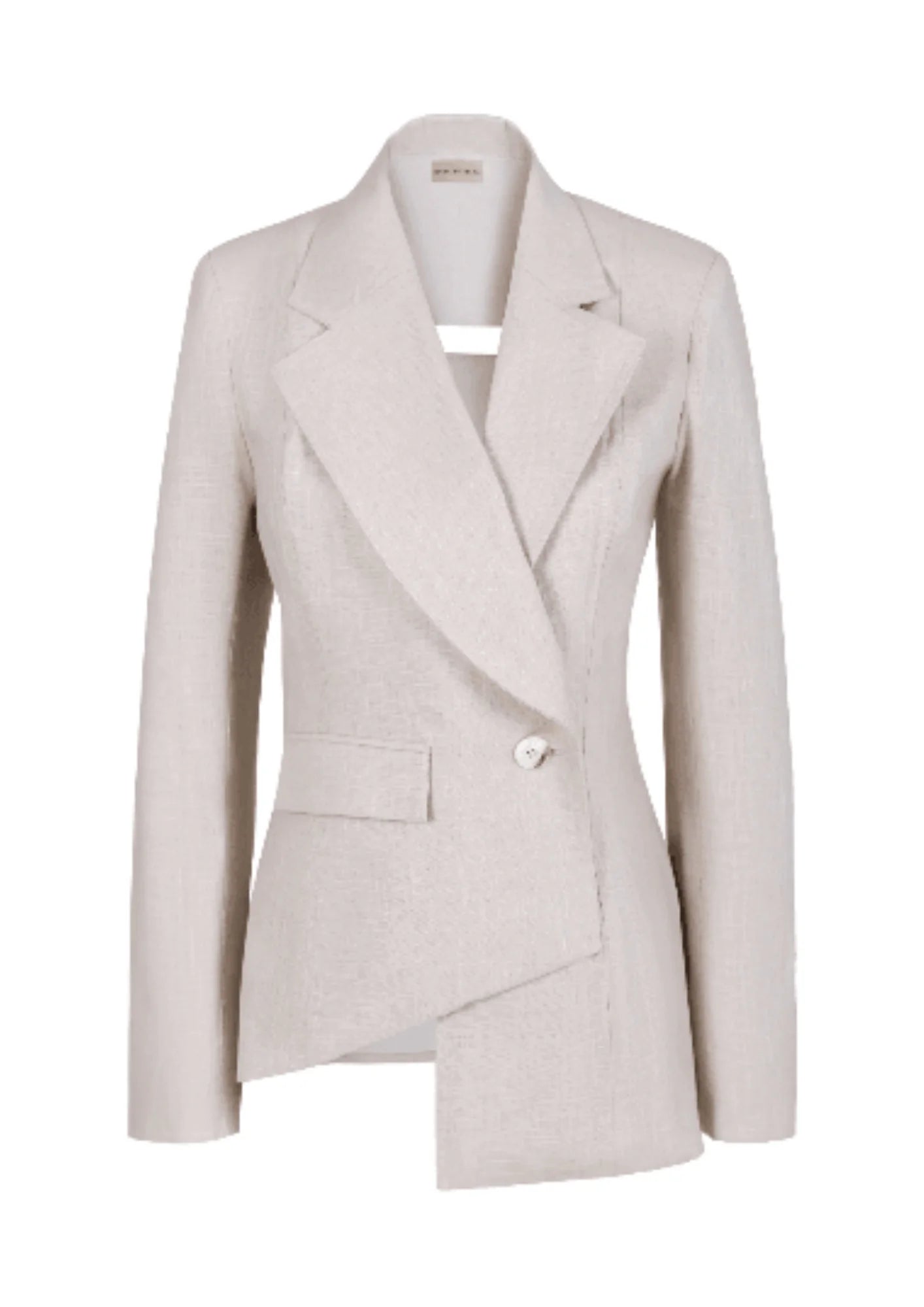 BEIGE BLAZER WITH CUT OUT DETAIL Modern Women's 