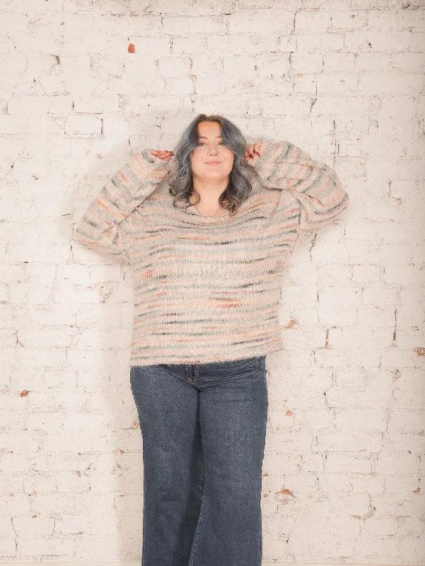 Lilly Striped Sweater Contemporary 