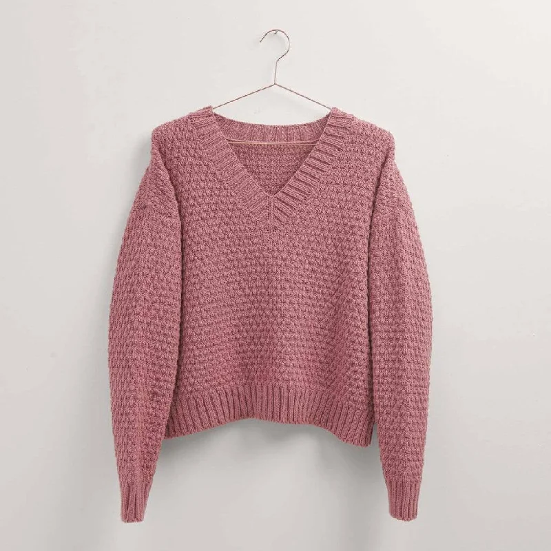 Strukturmuster Damen Pullover Strickanleitung - Rico Design (Heft) Classic Women's Pin - striped Strukturmuster Damen Pullover Strickanleitung - Rico Design (Heft) Classic Women's Pin - striped
