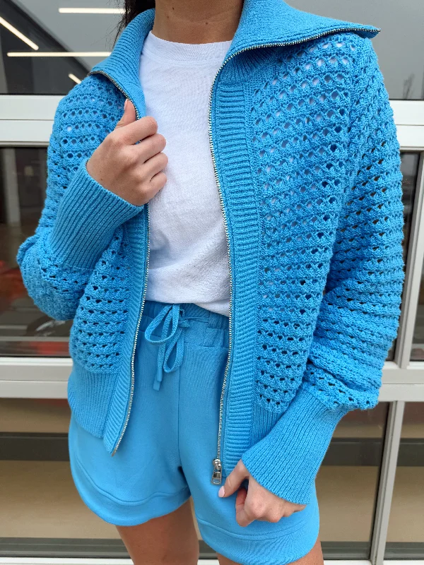 ELOISE FULL ZIP KNIT performance