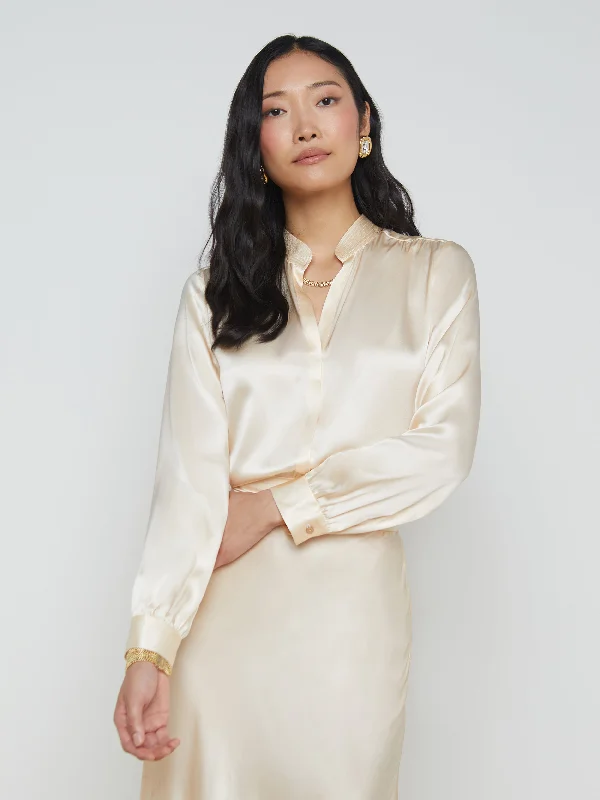 Bianca Silk Blouse Dynamic Women's Moto
