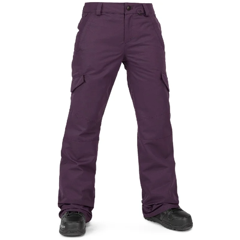 Volcom Womens Bridger Insulated 2024 Snowboard Pants - Blackberry Refined Women's Velvet