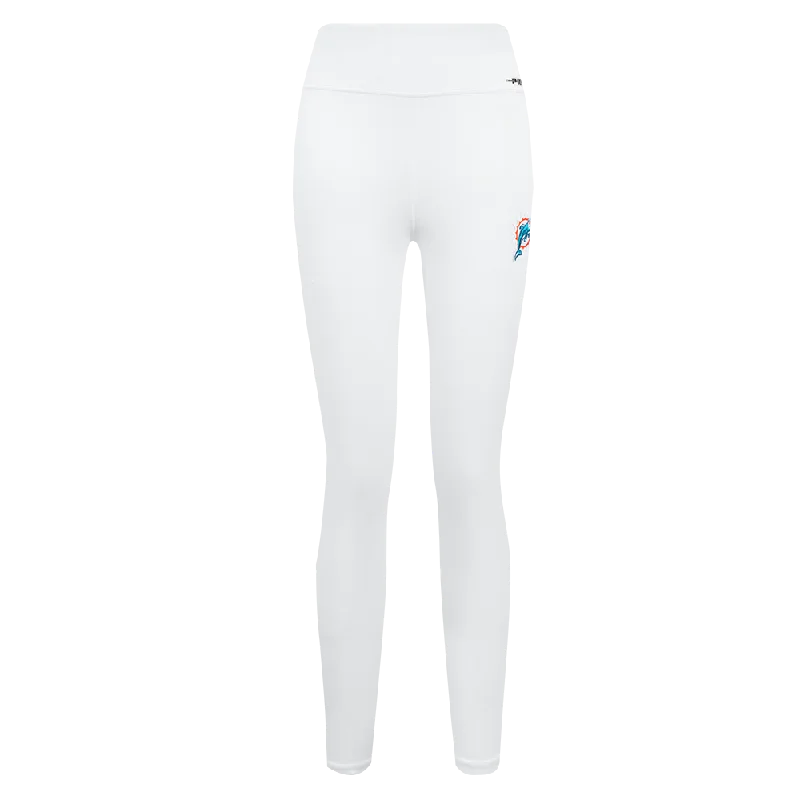 NFL MIAMI DOLPHINS RETRO CLASSIC WOMEN'S JERSEY LEGGING (WHITE) purpose