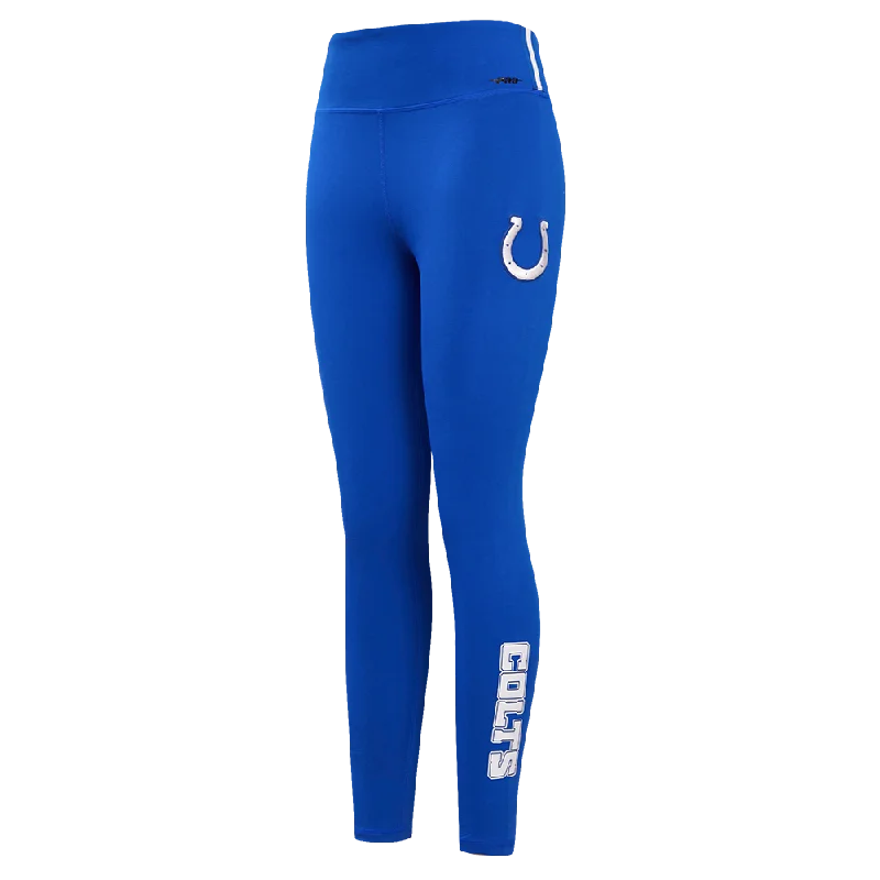 NFL INDIANAPOLIS COLTS CLASSIC WOMEN'S JERSEY LEGGING (ROYAL BLUE) Earthy Women's Hemp - based
