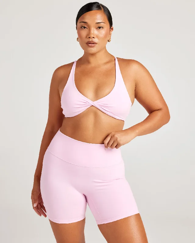 Aura Vantage Bra - Candy Pink Artistic Women's Hand - painted