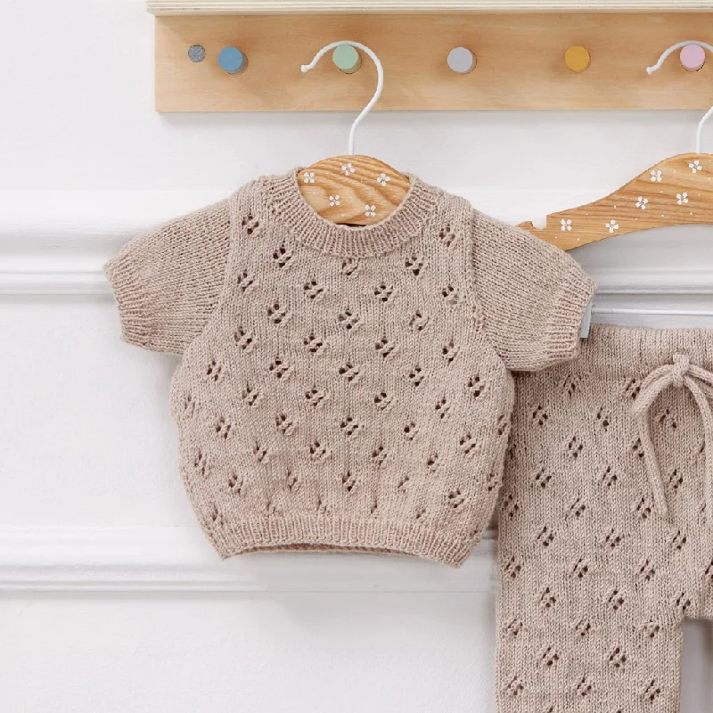 Kurzarmpulli Baby Strickaleitung - Lana Grossa (Heft) Sustainable Organic