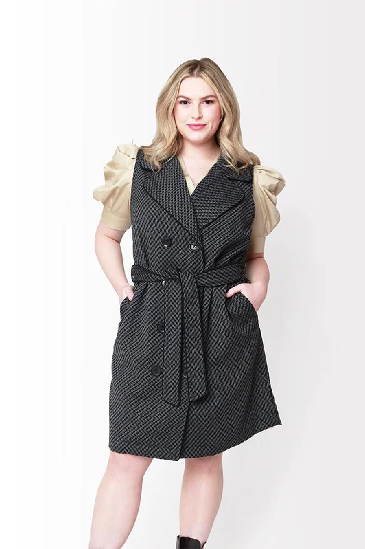Nesly Vest Dress // Charcoal Preppy Women's College