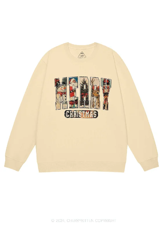 Retro Christmas Y2K Sweatshirt Cherrykitten Compression