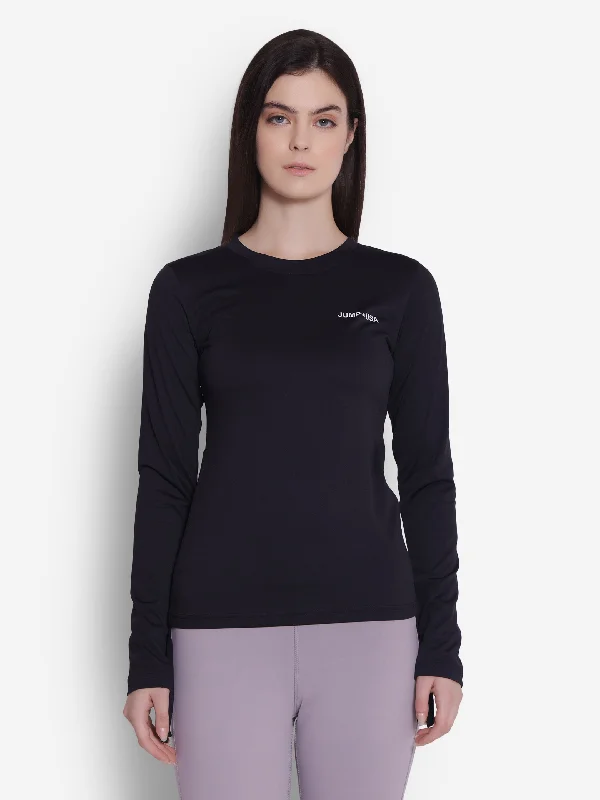 JUMP USA Women Polyester T-shirt Casual Women's Loose - fitting