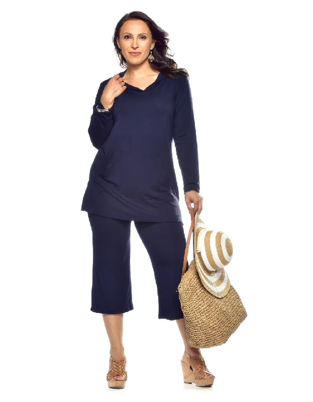 Bamboo Hoody Cool Women's Distressed