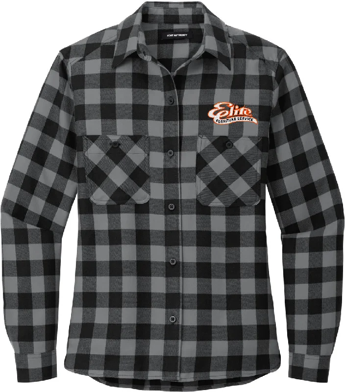 Port Authority Ladies Plaid Flannel Shirt Women