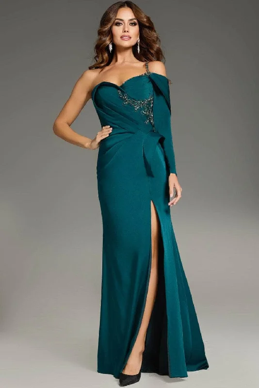 Jovani 37566 - Sweetheart One-Shoulder Prom Gown Luxurious Women's High -  end