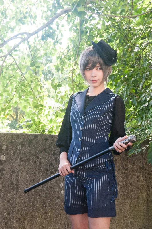 Whimsical Oath - Ouji Riding Pants Monochromatic Office Style