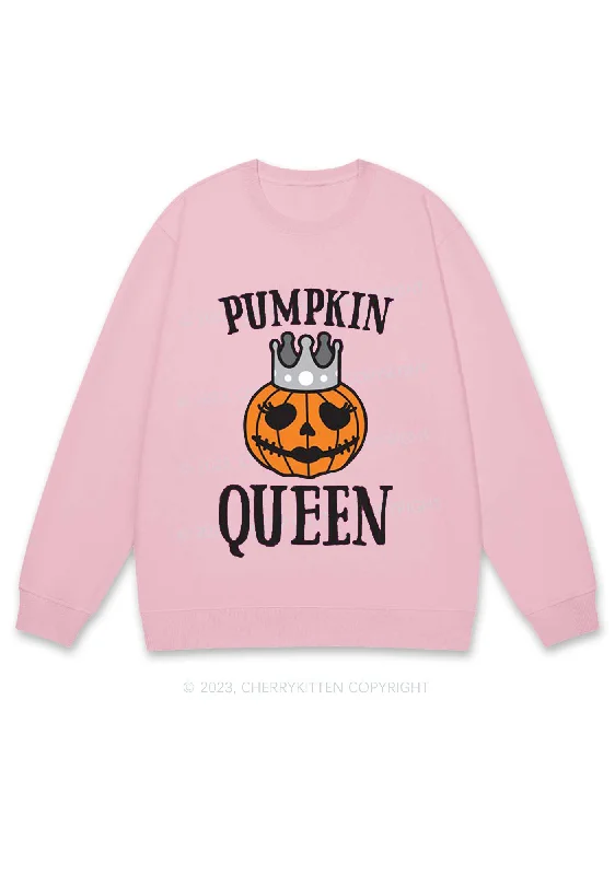 Pumpkin Queen Halloween Y2K Sweatshirt Cherrykitten Dapper Women's 1920S