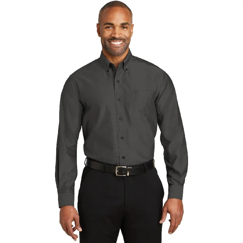 CLOSEOUT - Red House Non-Iron Pinpoint Oxford Shirt Luxurious Women's High -  end