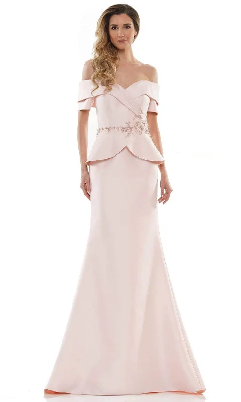 Marsoni by Colors - MV1144 Peplum Trumpet Evening Dress performance