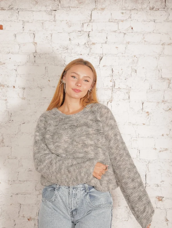 Gigi Balloon Sleeve Sweater Tough Women's Military - inspired