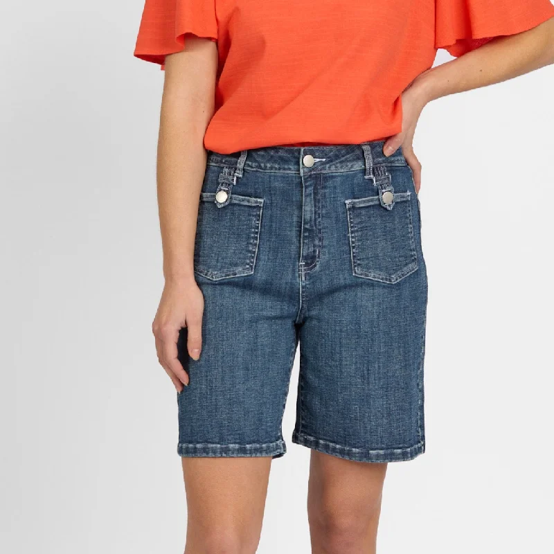 Club Short -Mid wash Dynamic Women's Moto
