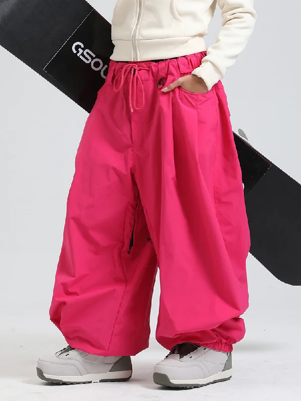 Women's Gsou Snow Park Pro Shredders Super Baggy Snow Pants Modern Women's Tech