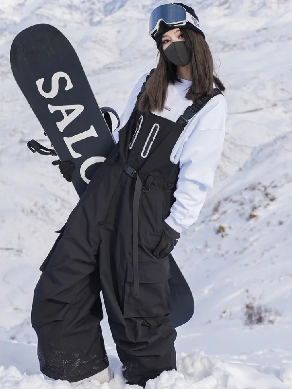 Women's John Snow Unisex Urban Swag Snow Bib Snowboard Pants Business