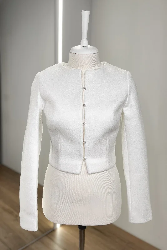 Bridal Jacket B400 | Ready-to-Ship Earthy Women's Hemp - based