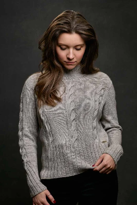 Martina Woman Pullover, Merino, Qiviuk & Silk Athletic Women's 
