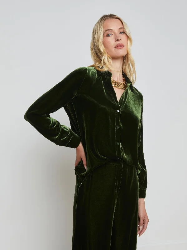 Argo Velvet Blouse Bold Women's Statement