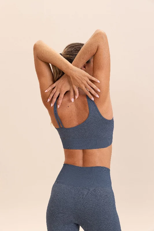 Angle Seamless  Sports Bra Cool Women's Distressed