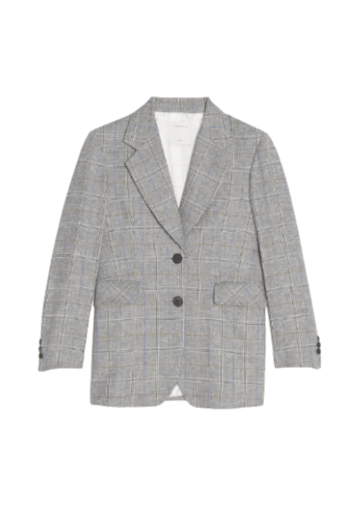 GREY CHECKERED BLAZER British Gentlewoman Style