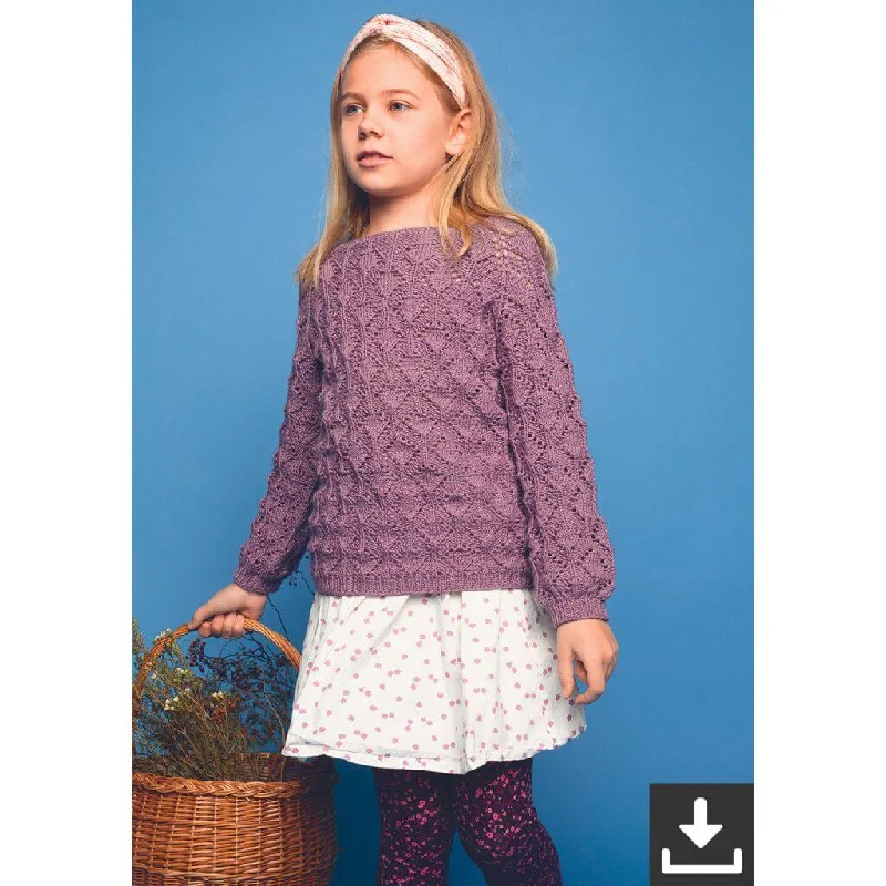 Kinder Pullover Silja Strickanleitung - Sandnes Garn (PDF) Preppy Women's College