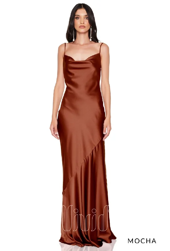 Entice Drape Gown Dapper Women's Bow - adorned