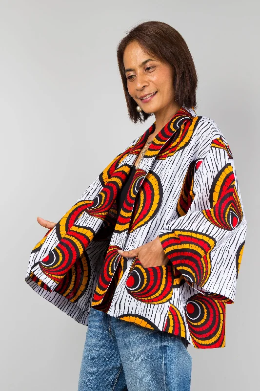 Ankara kimono jacket Modern Women's Tech