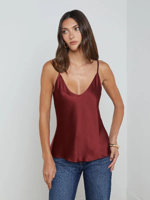 Lexi Silk Camisole Earthy Women's 