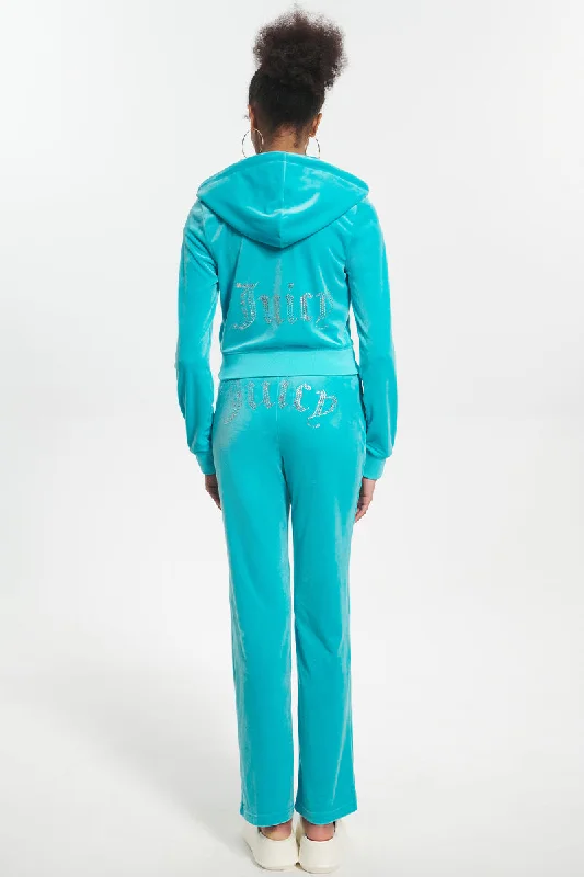 OG Big Bling Velour Track Pants Gym