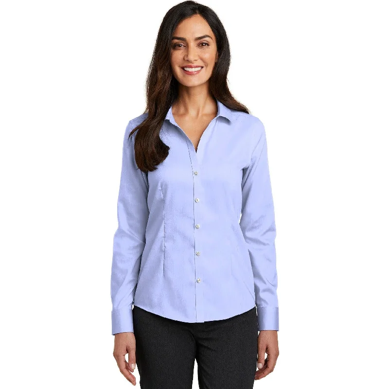 CLOSEOUT - Red House Ladies Pinpoint Oxford Non-Iron Shirt Practical Women's Quick - dry