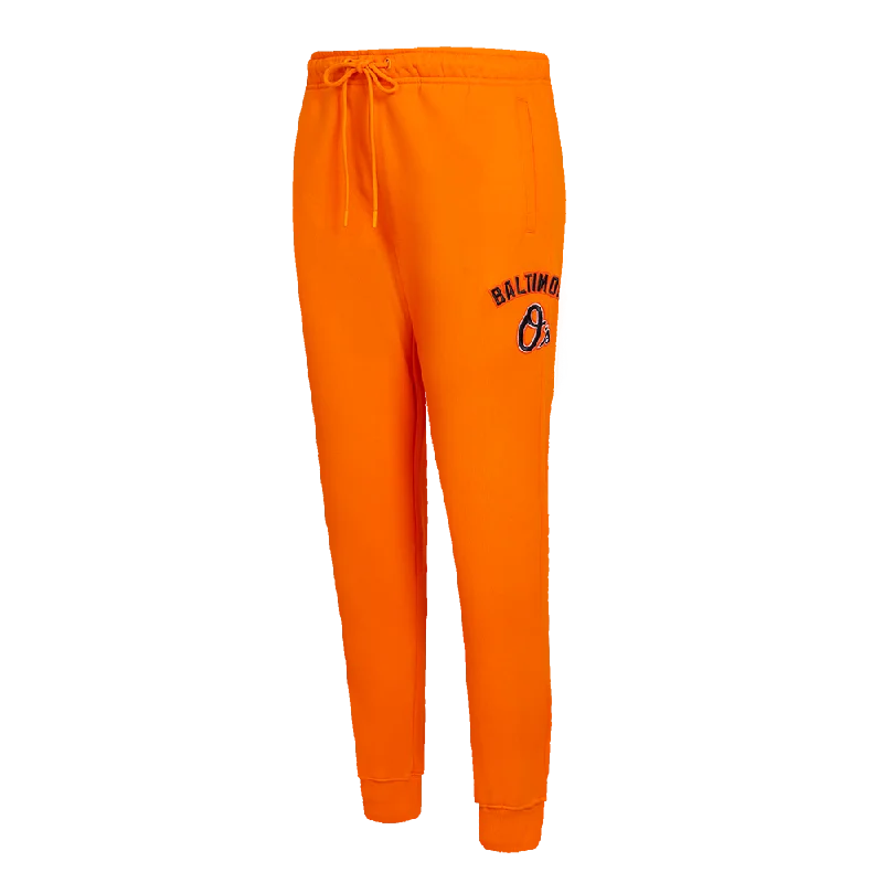 MLB BALTIMORE ORIOLES CLASSIC WOMEN'S SWEATPANT (ORANGE) Practical Women's Quick - dry
