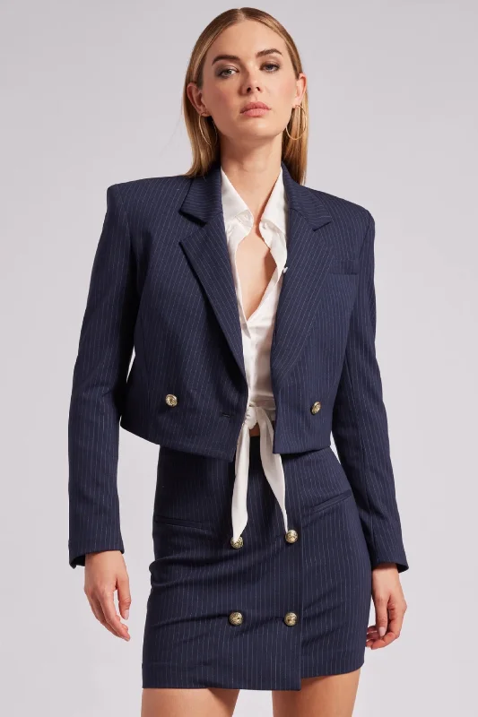 Nicolette Pinstripe Blazer Confident Women's Power