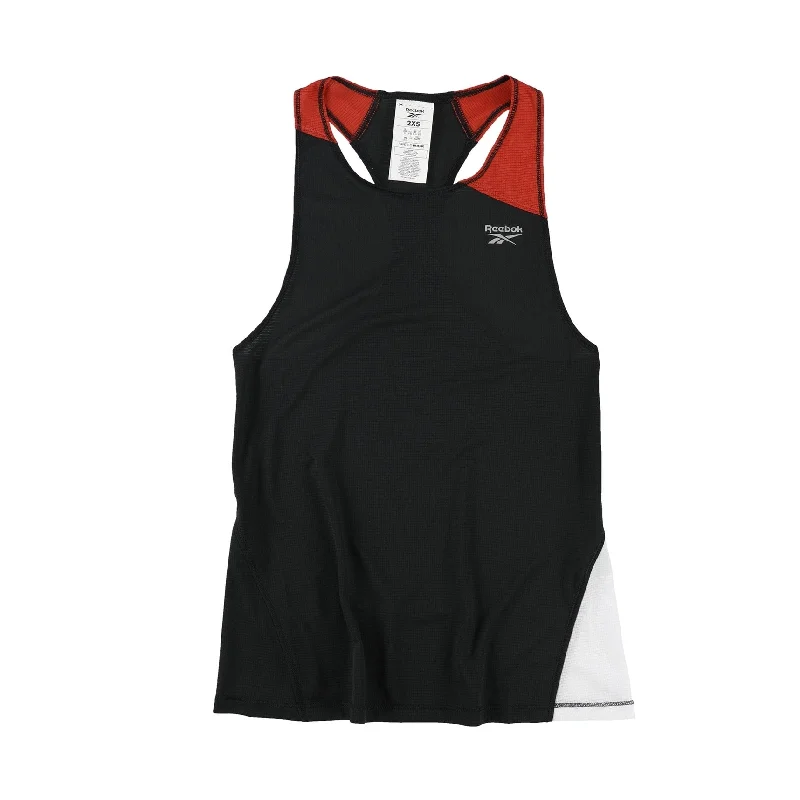 Reebok Womens Speedwick Racerback Tank Top, Black, X-Small Feminine Women's Style 